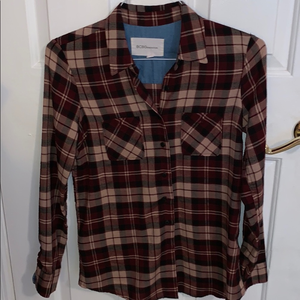 Red plaid flannel